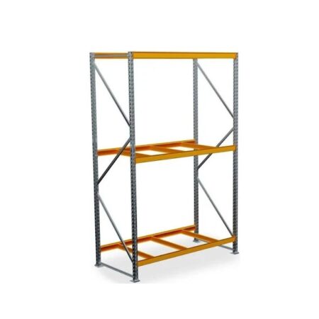 Porta palete na cor cinza c/transversinas (1 MÓDULO) 2,5m de altura